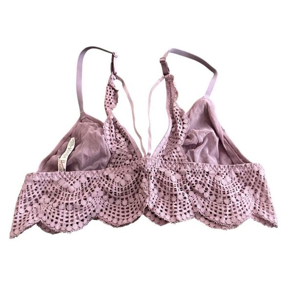 Victoria’s Secret Lavender Lacy Bralette XL - Picture 2 of 4